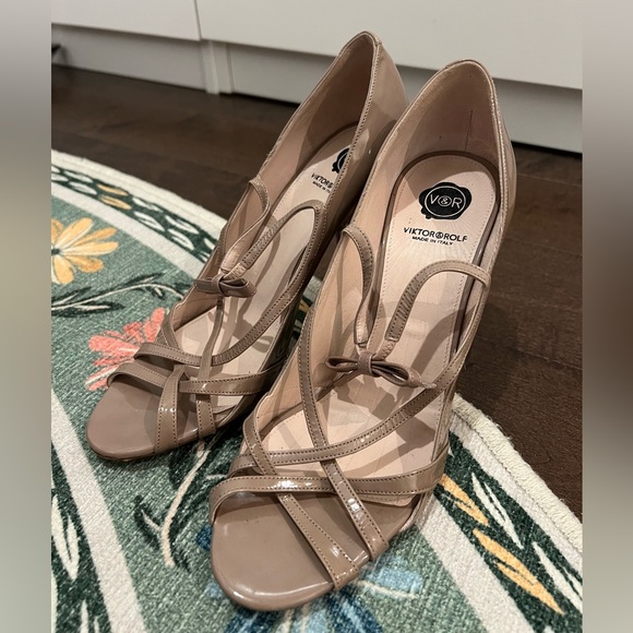 Viktor & Rolf strappy bow pumps - Picture 3 of 10
